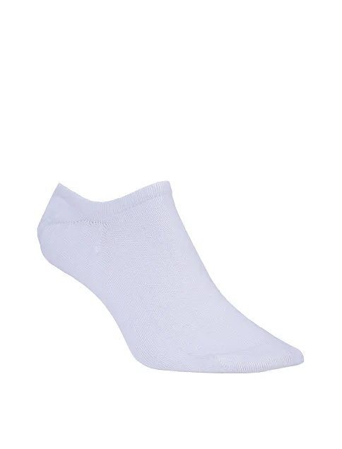 Мужские носки короткие MIRATON хлопковые белые - фото 2 - Miraton