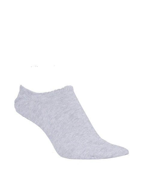 Мужские носки короткие MIRATON хлопковые серые - фото 2 - Miraton