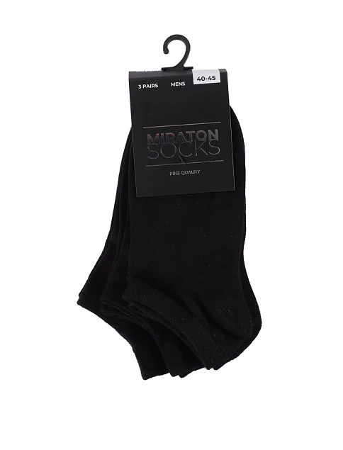 Мужские носки MIRATON бамбуковые черные - фото 1 - Miraton
