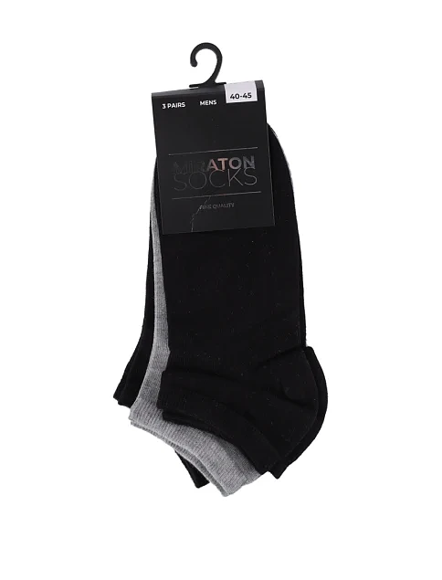 Мужские носки MIRATON бамбуковые черные - фото 1 - Miraton