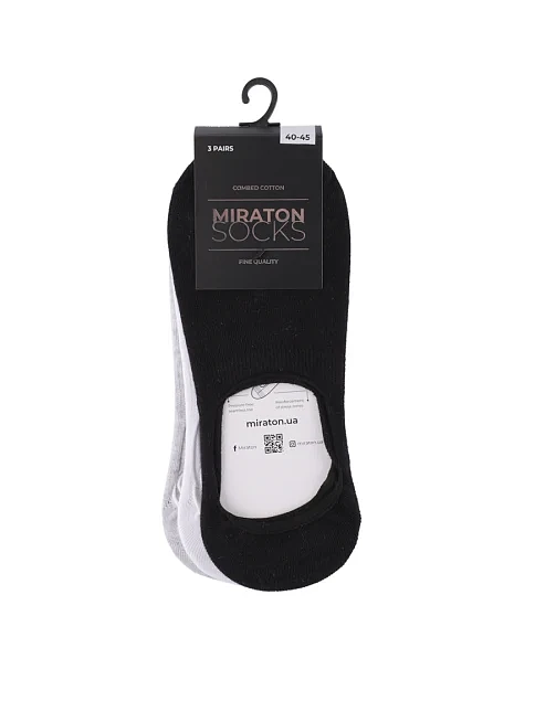 Мужские следы MIRATON хлопковые разноцветные - фото 1 - Miraton