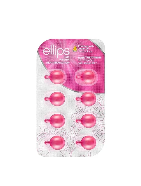 Масло для волос Ellips терапия для волос с маслом жожоба, 8x1 мл - фото 1 - Miraton