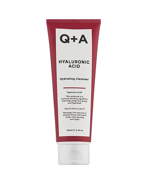 Гель для вмивання з гіалуроновою кислотою Q+A Hyaluronic Acid Cleansing Gel 125ml - фото 1 - Miraton