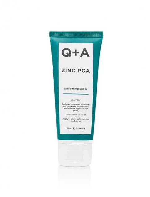 Увлажняющий крем для лица Q+A Zinc PCA Daily Moisturiser, 75 мл - фото 1 - Miraton