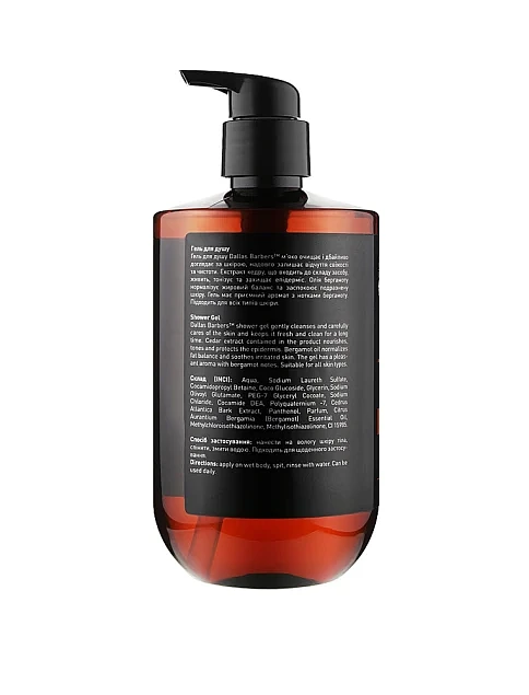 Гель для душа Barbers Dallas 500 мл - фото 2 - Miraton