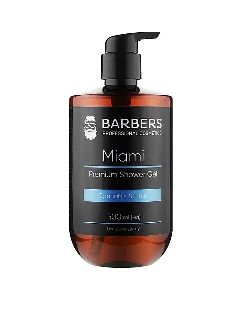 Гель для душа Barbers Miami 500 мл - фото 1 - Miraton