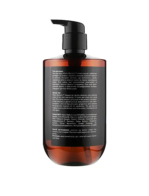Гель для душа Barbers Miami 500 мл - фото 2 - Miraton
