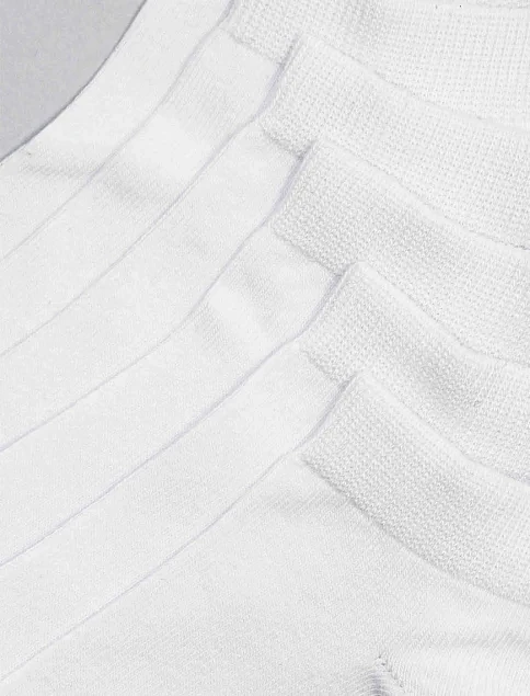 Носки женские хлопковые белые 3 шт. - фото 3 - Miraton