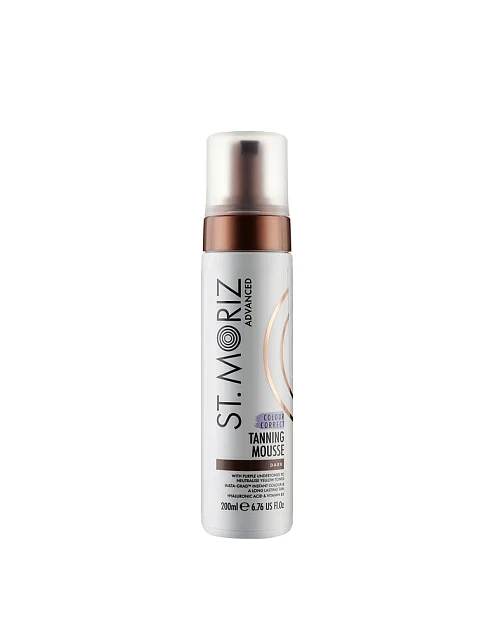 Автобронзат-мусс для темной кожи St Moriz Advanced Colour Correcting Mousse Dark 200 мл - фото 1 - Miraton