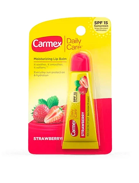 Бальзам для губ Carmex со вкусом клубники, 10 г - фото 2 - Miraton