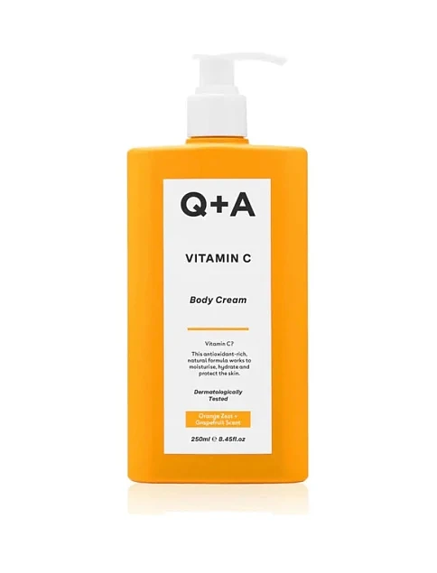 Крем для тела с витамином С Q+A Vitamin C, 250 мл - фото 1 - Miraton