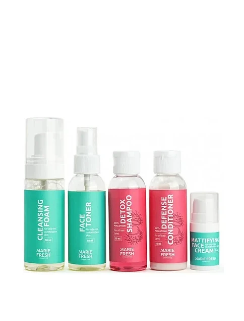 Тревел-сет для жирной и комбинированной кожи Marie Fresh - фото 1 - Miraton