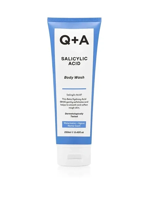 Очищающий гель для тела с салициловой кислотой Q+A, 250 мл - фото 1 - Miraton