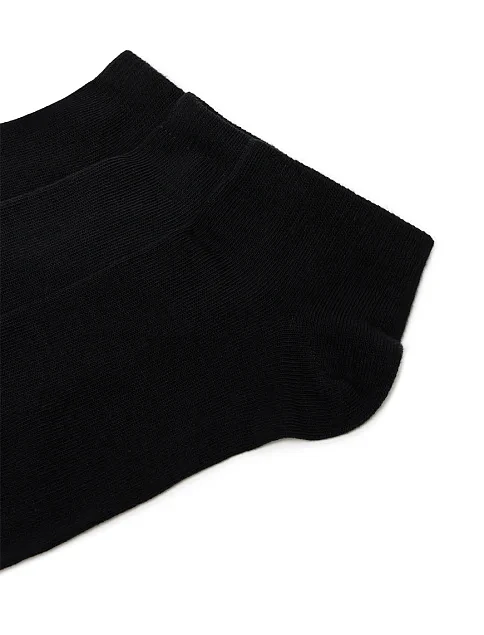 Короткие носки Adidas тканевые черные - фото 2 - Miraton