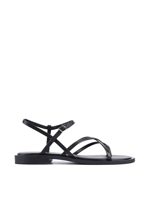 Женские сандалии Attizzare кожаные черные - фото 1 - Miraton