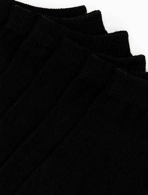 Носки женские хлопковые черные 3 шт. - фото 3 - Miraton