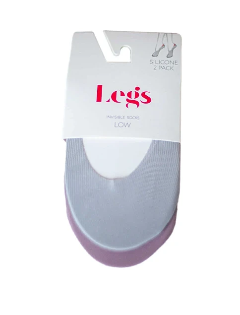 Следы женские из микрофибры розовые 2 шт. - фото 1 - Miraton