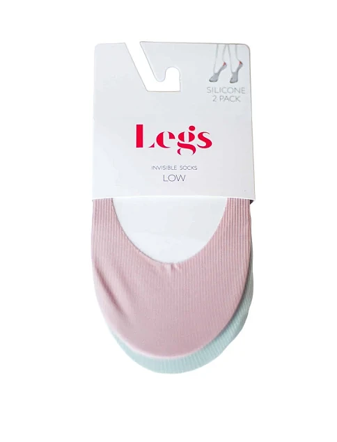 Следы женские из микрофибры зеленые 2 шт. - фото 1 - Miraton