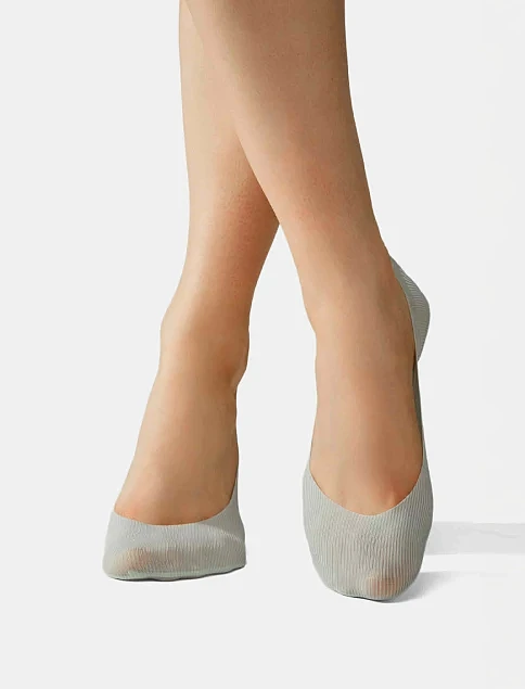 Следы женские из микрофибры зеленые 2 шт. - фото 2 - Miraton