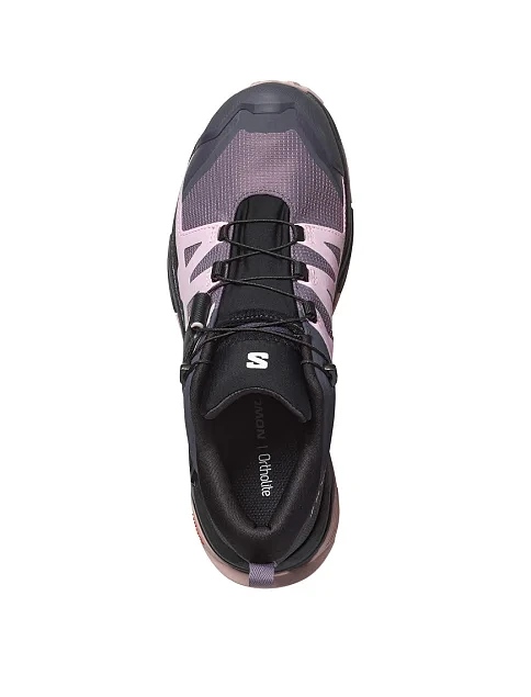 Жіночі кросівки Salomon X Ultra 4 GTX W зі штучної шкіри чорні - фото 5 - Miraton