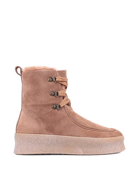 Жіночі черевики Attizzare велюрові бежеві - фото 1 - Miraton