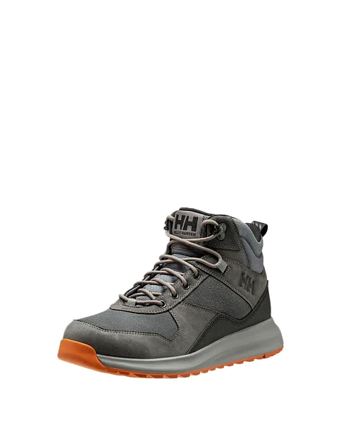 Мужские ботинки Helly Hansen из нубука серые с подкладкой из текстиля - фото 3 - Miraton