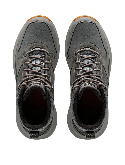 Мужские ботинки Helly Hansen из нубука серые с подкладкой из текстиля - фото 5 - Miraton