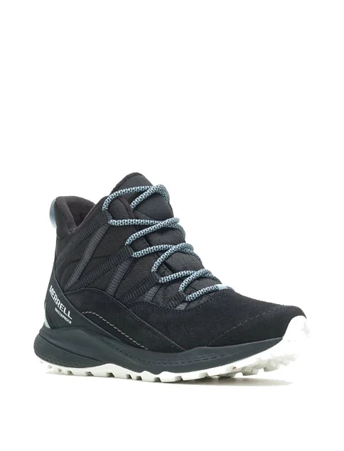 Женские ботинки Merrell Bravada Edge 2 Thermo Mid замшевые черные с подкладкой из текстиля - фото 2 - Miraton