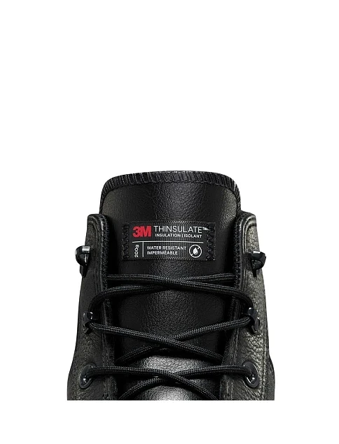 Женские ботинки Converse CHUCK TAYLOR ALL STAR EQUIP WP кожаные черные с подкладкой из текстиля - фото 6 - Miraton