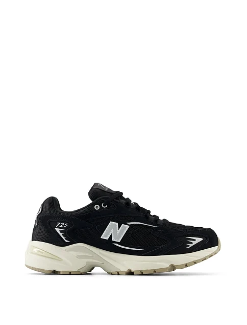 Женские кроссовки New Balance 725 замшевые черные - фото 1 - Miraton