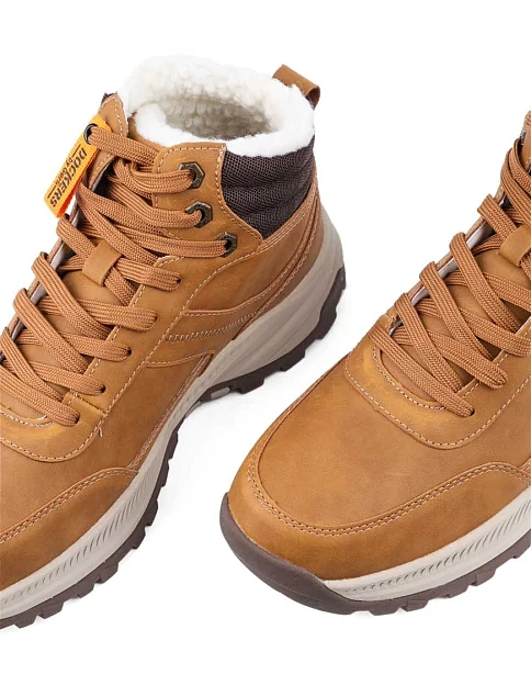 Чоловічі черевики Dockers з нубуку помаранчеві з підкладкою зі штучного хутра - фото 5 - Miraton