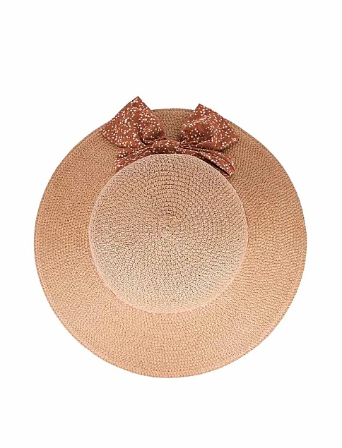 Шляпа из соломы кемел - фото 5 - Miraton