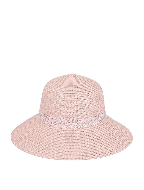 Шляпа из соломы розовая - фото 1 - Miraton