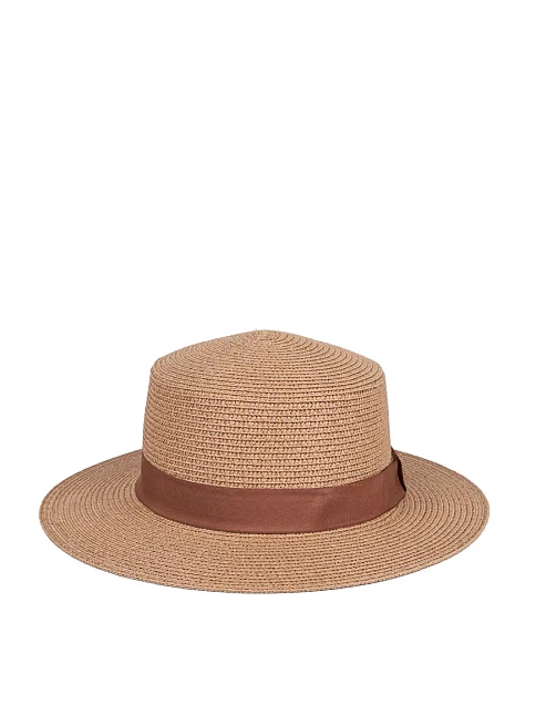 Шляпа из соломы кемел - фото 1 - Miraton