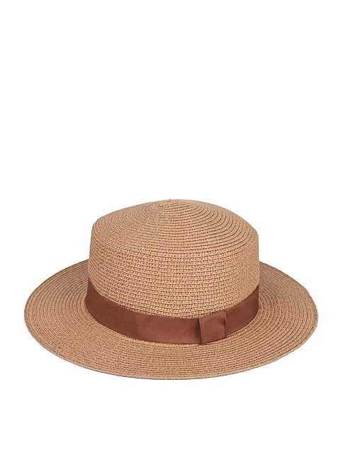 Шляпа из соломы кемел - фото 2 - Miraton