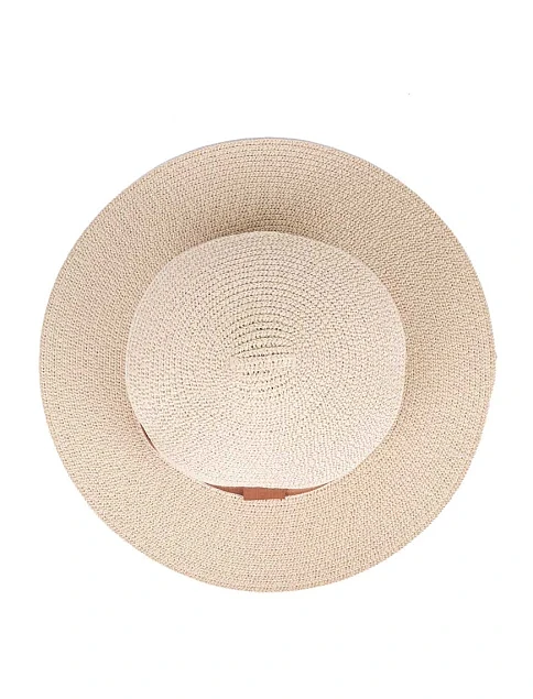 Шляпа из соломы молочная - фото 3 - Miraton