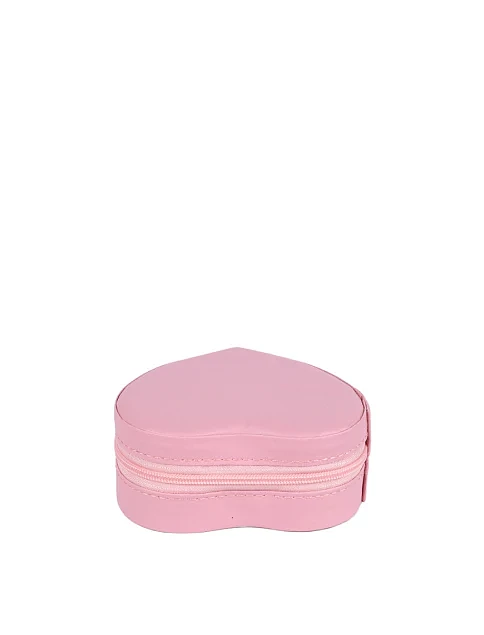 Бокс для украшений MIRATON из экокожи розовый - фото 3 - Miraton