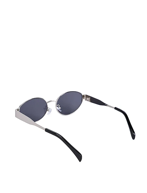 Солнцезащитные очки овальные серые - фото 3 - Miraton