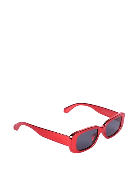 Солнцезащитные очки прямоугольные красные - фото 2 - Miraton