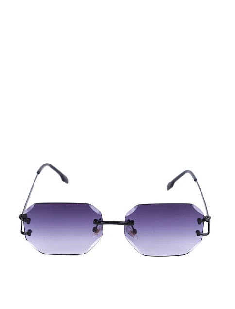 Солнцезащитные очки прямоугольные синие - фото 1 - Miraton