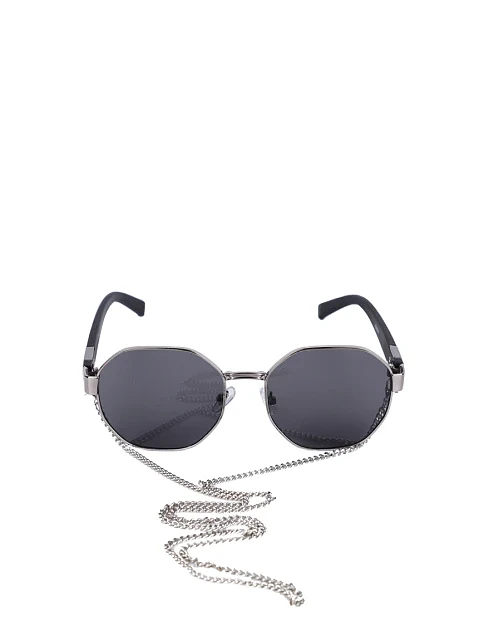 Солнцезащитные круглые очки черные - фото 1 - Miraton