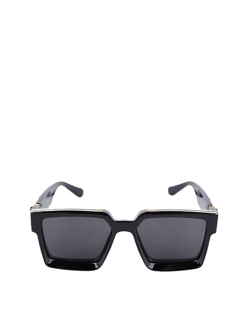 Имиджевые очки прямоугольные черные - фото 1 - Miraton