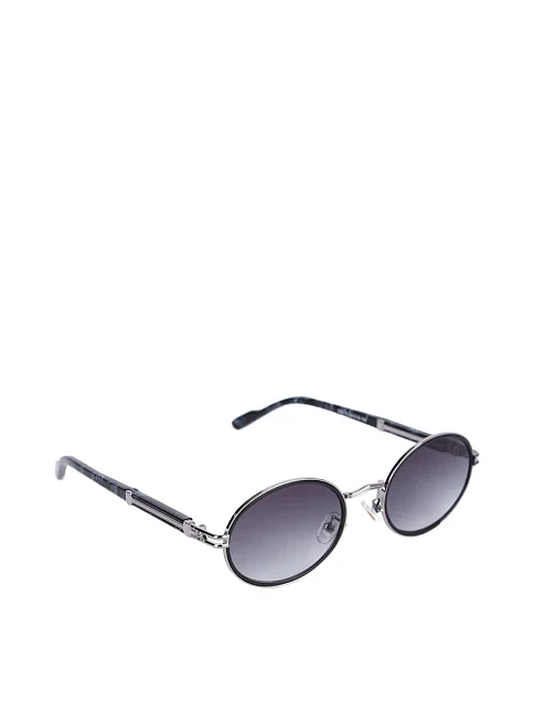 Солнцезащитные очки круглые серые - фото 2 - Miraton