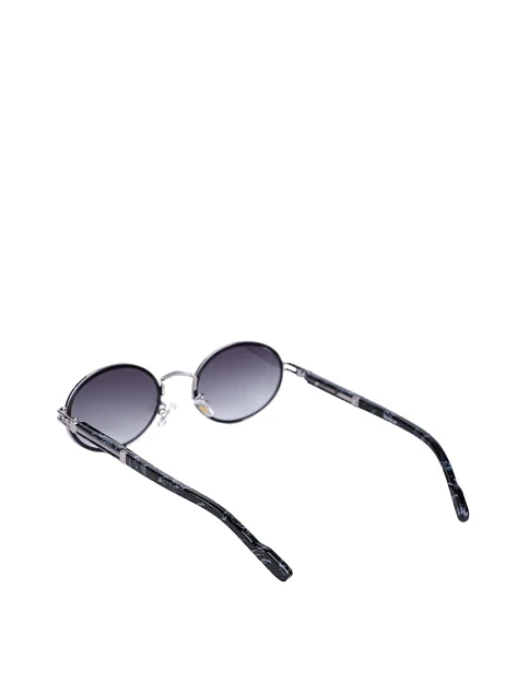 Солнцезащитные очки круглые серые - фото 3 - Miraton