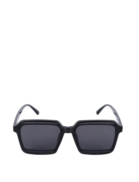 Солнцезащитные очки черные прямоугольные - фото 1 - Miraton