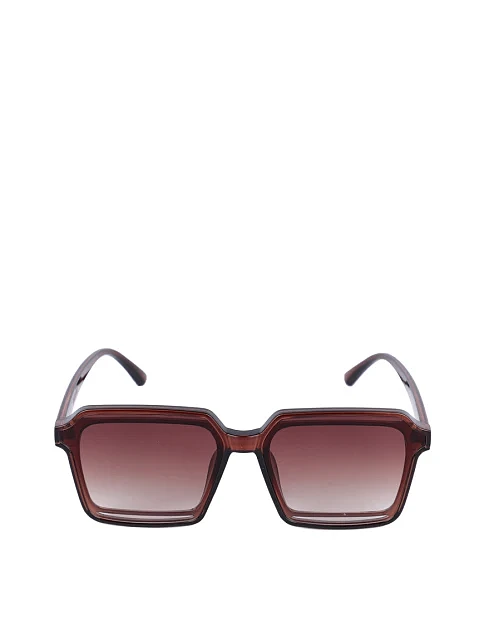 Солнцезащитные очки черные прямоугольные - фото 1 - Miraton