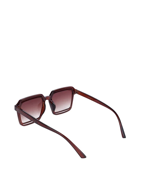 Солнцезащитные очки черные прямоугольные - фото 3 - Miraton