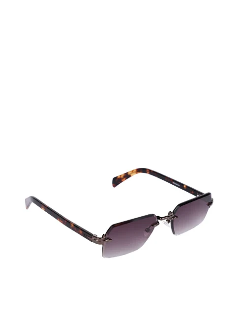 Солнцезащитные очки прямоугольные без оправы - фото 2 - Miraton