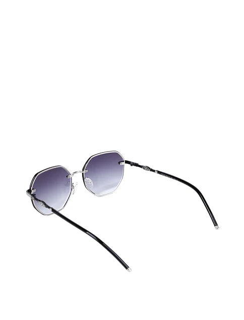 Солнцезащитные очки геометрия без оправы - фото 3 - Miraton