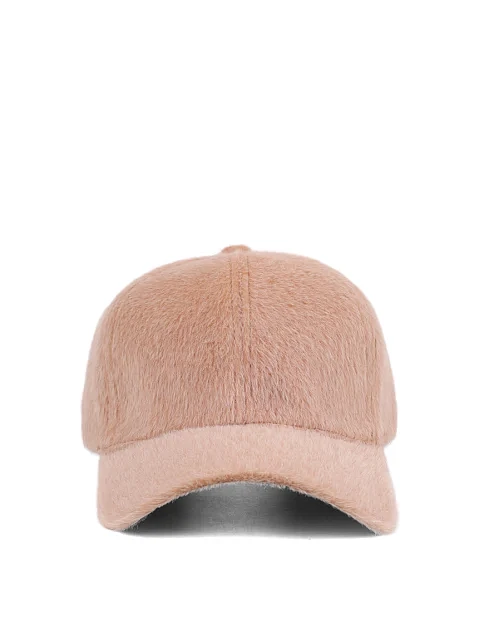 Кепка с мехом бежевая - фото 2 - Miraton